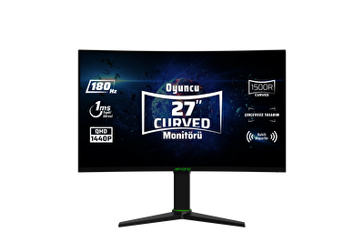 Aryond A27 V2 180 Hz 1Ms Curved Oyuncu Monitörü