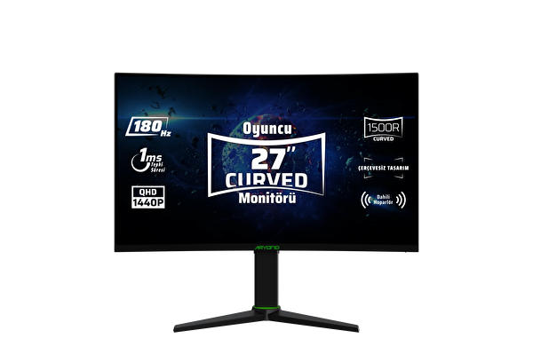 Aryond A27 V2 180 Hz 1Ms Curved Oyuncu Monitörü