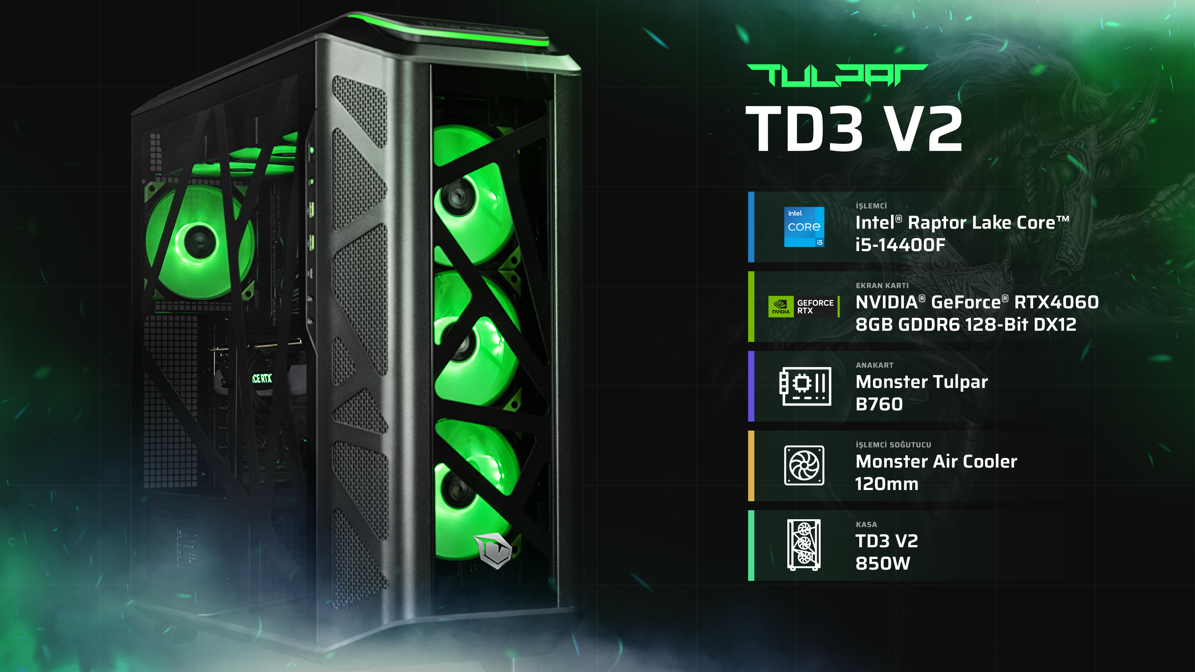 TD3 - V2 - RTX - 4060 - Intel - i5 - 14400F