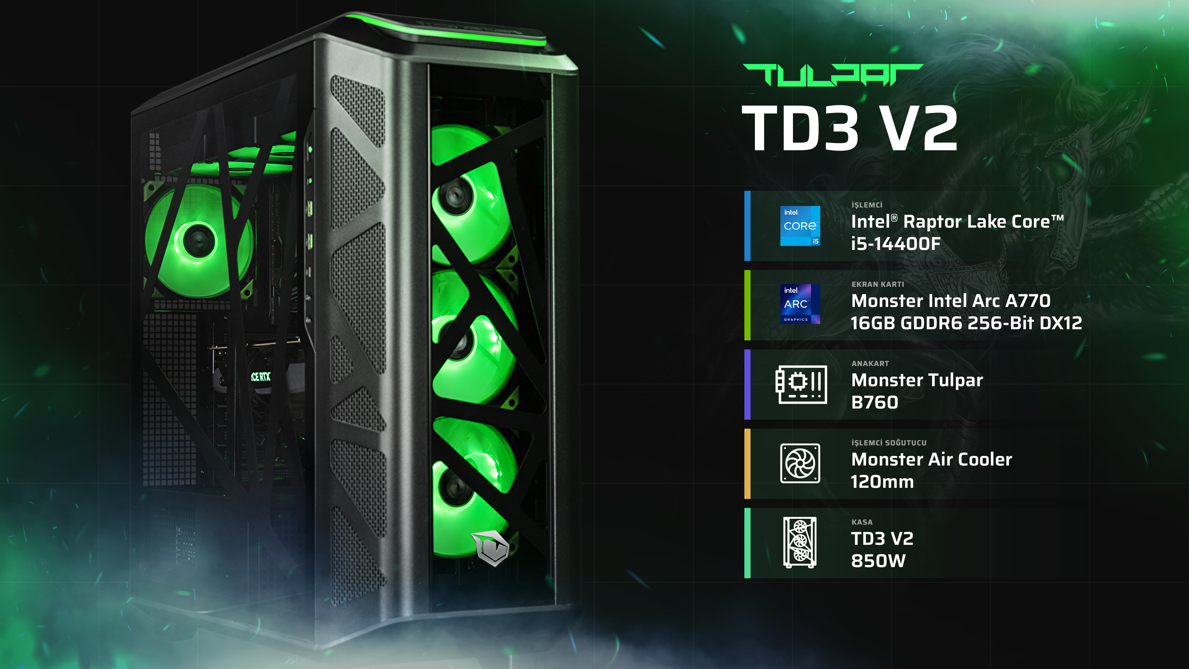 TD3 - V2 - ARC - A770 - Intel - i5 - 14400F
